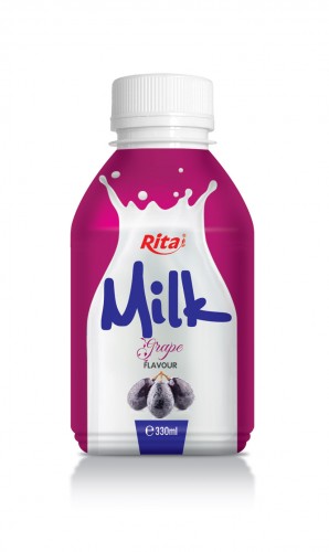 330ml Milk Grape Flavour Pp Bottle Rita Beverage
