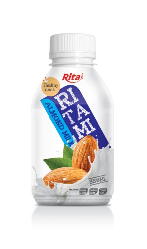 330ml Pp Bottle Almond Milk Rita Beverage