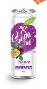 330ml Soda drink passion Flavour 2