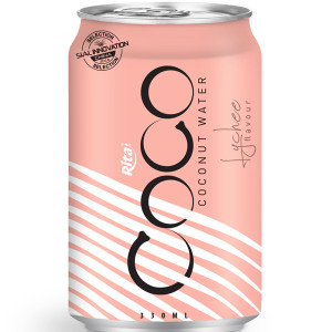 330ml Alu Can Lychee flavour Coconut Water 