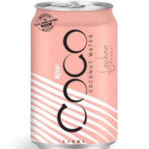 330ml Alu Can Lychee flavour Coconut Water 