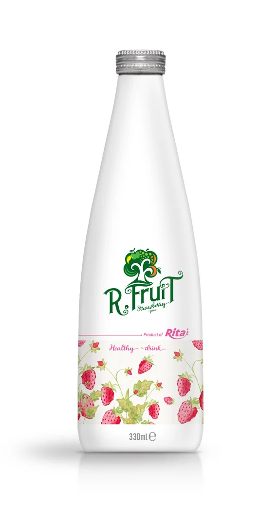 330ml Glass bottle Strawberry Juice
