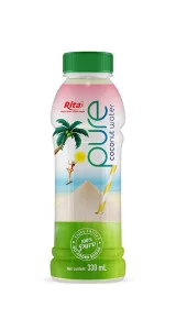 330ml Pet bottle 100 pure coconut water no added suger advantages