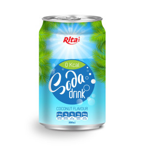 330ml Soda drink coconut Flavour