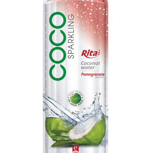 330ml alu can Pomegranate flavor with sparking coconut water