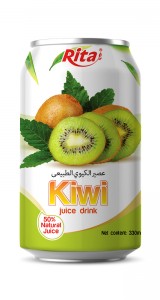 330ml alu slim kiwi juice