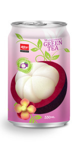 330ml canned Mangosteen Green Tea