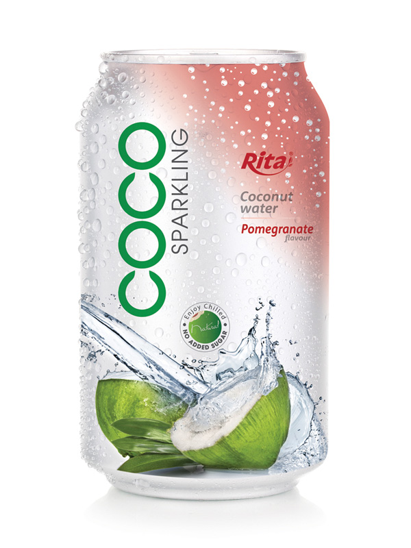 330ml pomegranate flavor with sparking coconut water 