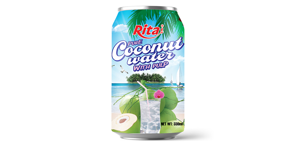 330ml slim coconut water with pulp