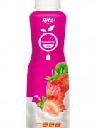350ml PP bottle nutritious products Strawberry Milk