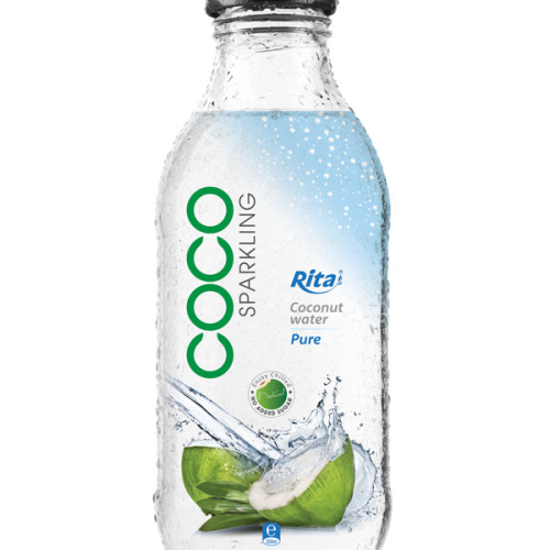 350ml Glass bottle Sparking Coconut water 