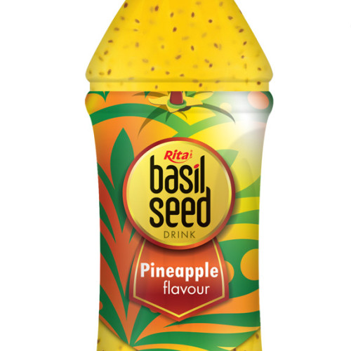 350ml basil seed drink with Pineapple