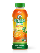 450ml pet bottle Orange juice with Pulp Drink Natural