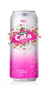 500ml Carbonated  Strawberry Flavor Drink