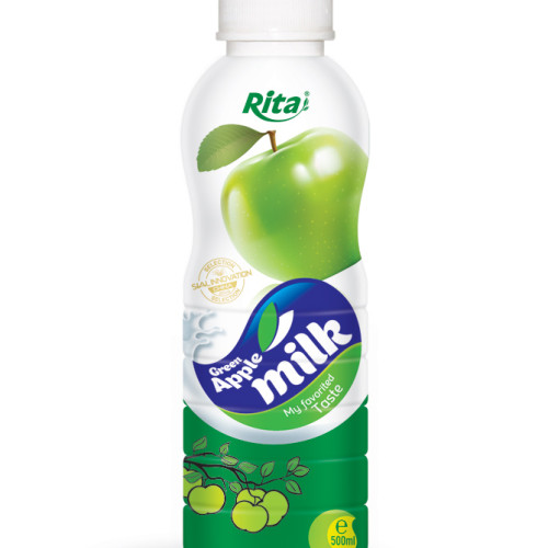 500ml Green Apple milk My favorited taste