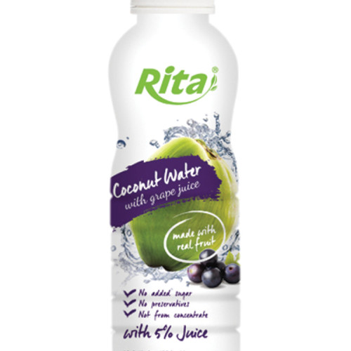 500ml PP bottle Coconut Water with Grape Juice