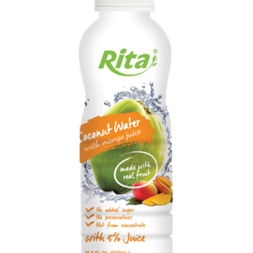 500ml PP bottle Coconut Water with Mango Juice