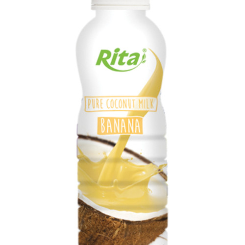 500ml PP bottle Pure Coconut Milk with Banana