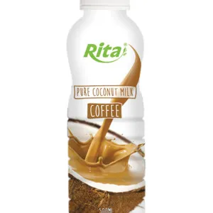 500ml PP bottle Pure Coconut Milk with Coffee