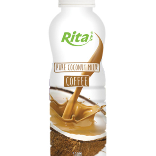500ml PP bottle Pure Coconut Milk with Coffee