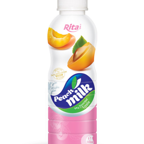 500ml Peach milk My favorited taste