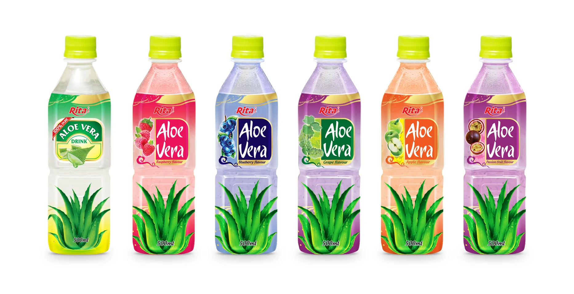 500ml Pet Bottle aloe vera juice with  fruit juice