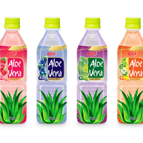 500ml Pet Bottle aloe vera juice with fruit juice