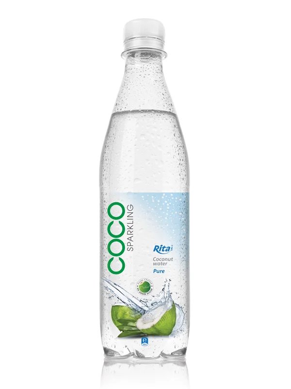 500ml Pet bottle Sparking Coconut water