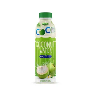 500ml Pet bottle pure coconut water energy drink NFC