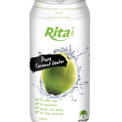 500ml Slim Can Pure Coconut Water