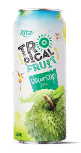 500ml cans tropical fruit soursop juice drink