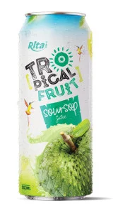 500ml cans tropical fruit soursop juice drink