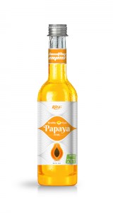 50ml glass bottle  Papaya drink