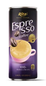 8.45 Fl oz EspressoCoffee  drink 100 Vietnam arabica beans 