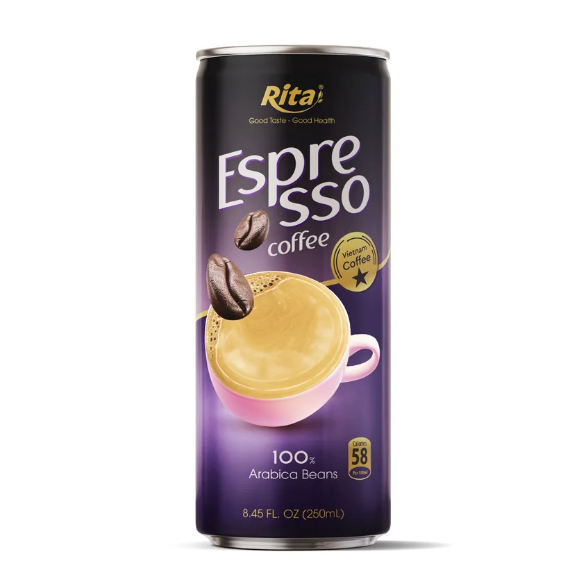 8.45 Fl oz EspressoCoffee  drink 100 Vietnam arabica beans 