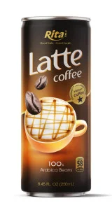 8.45 Fl oz Latte Coffee  drink 100 Vietnam arabica beans 