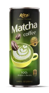 8.45 Fl oz Matcha Coffee  drink 100 Vietnam arabica beans 