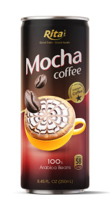 8.45 Fl oz Mocha Coffee  drink 100 Vietnam arabica beans 