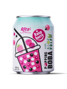 8.4 fl oz Cans Popping Boba with aloe pulp and raspberry