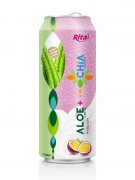 Aloe vera with chia seed - Passion fruit flavor