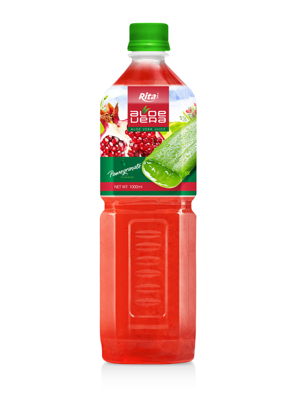 Aloe vera  with pomerganate  flavor