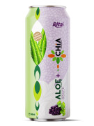 Aloe vera with chia seed - Grape flavor