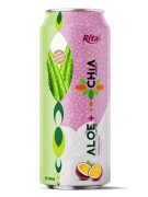 Aloe vera with chia seed - Passion fruit flavor