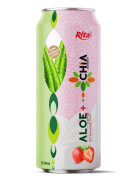 Aloe vera with chia seed - Strawberry flavor 