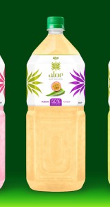 Aloe vera with fruit juice 2000ml Pet bottle 