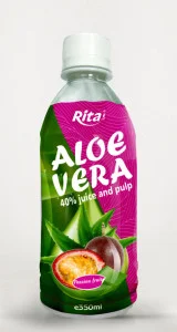 Aloe vera with passion juice 350ml Pet bottle