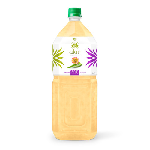 Aloe vera with passion fruit juice 2000ml Pet Bottle