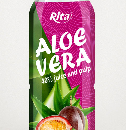 Aloe vera with passion fruit juice 500ml Pet bottle