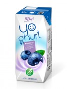Aseptic 200ml blueberry Yoghurt drink