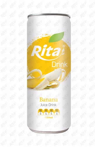 Rita beverage Tropical Banana fruit drink 250ml RITA Beverage